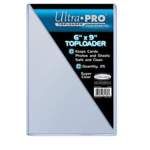 6" X 9" Toploader, 25 Count